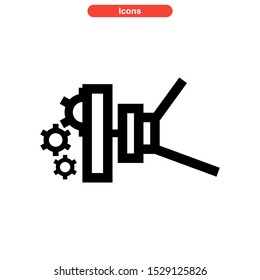setup icon isolated sign symbol vector illustration - high quality black style vector icons
