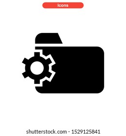setup icon isolated sign symbol vector illustration - high quality black style vector icons
