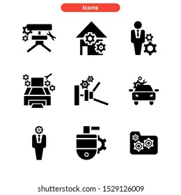 setup icon isolated sign symbol vector illustration - Collection of high quality black style vector icons
