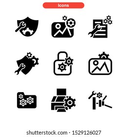 setup icon isolated sign symbol vector illustration - Collection of high quality black style vector icons
