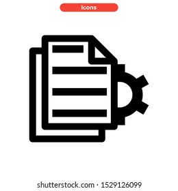 setup icon isolated sign symbol vector illustration - high quality black style vector icons
