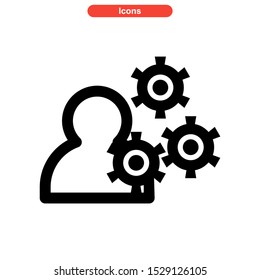 setup icon isolated sign symbol vector illustration - high quality black style vector icons
