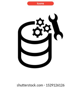 setup icon isolated sign symbol vector illustration - high quality black style vector icons

