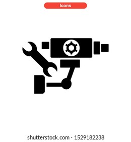 setup icon isolated sign symbol vector illustration - high quality black style vector icons
