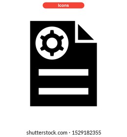 setup icon isolated sign symbol vector illustration - high quality black style vector icons
