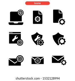 setup icon isolated sign symbol vector illustration - Collection of high quality black style vector icons
