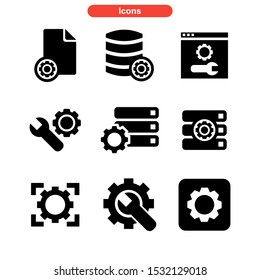 setup icon isolated sign symbol vector illustration - Collection of high quality black style vector icons
