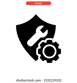 setup icon isolated sign symbol vector illustration - high quality black style vector icons
