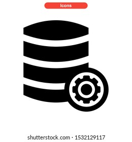 setup icon isolated sign symbol vector illustration - high quality black style vector icons
