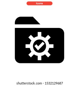 setup icon isolated sign symbol vector illustration - high quality black style vector icons
