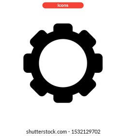 setup icon isolated sign symbol vector illustration - high quality black style vector icons
