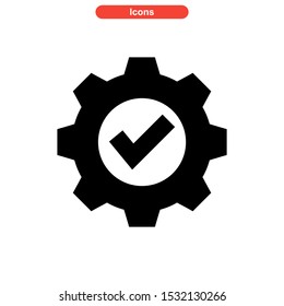 setup icon isolated sign symbol vector illustration - high quality black style vector icons
