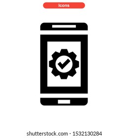 setup icon isolated sign symbol vector illustration - high quality black style vector icons
