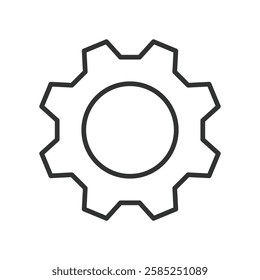 Setup, icon in line design. Setup, configuration, installation, preferences, arrangement, adjustment, system on white background vector. Setup, icon in line design editable stroke icon