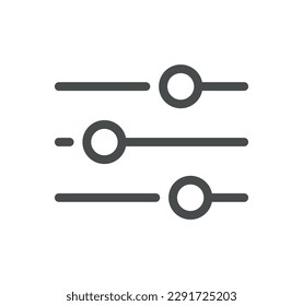 Configuración y esquema de iconos relacionados y vector lineal.