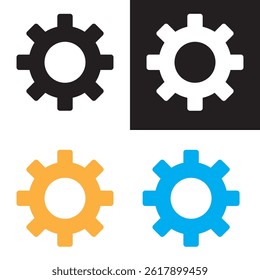 Setup and settings system icon. Vector illustration. EPS 10 AI