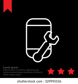 Setup smartphone icon