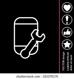 Setup smartphone icon