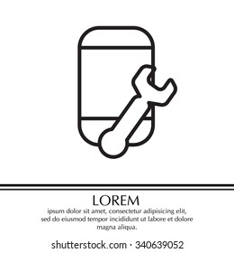 Setup smartphone icon