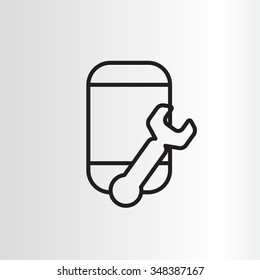 Setup smartphone icon
