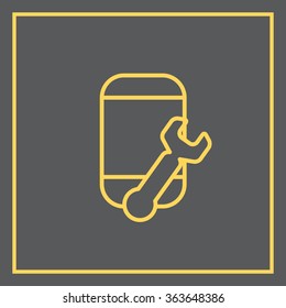 Setup smartphone icon