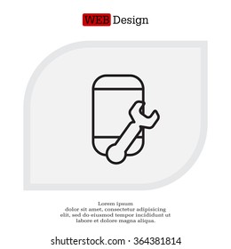 Setup smartphone icon