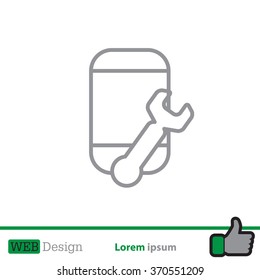 Setup smartphone icon