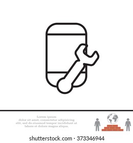 Setup smartphone icon
