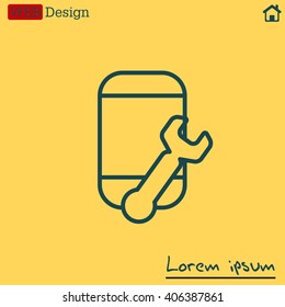 Setup smartphone icon