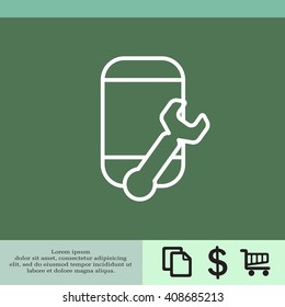 Setup smartphone icon