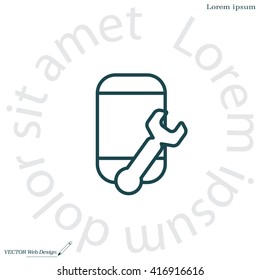 Setup smartphone icon