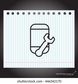 Setup smartphone icon