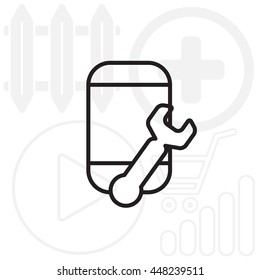 Setup smartphone icon