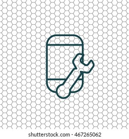 Setup smartphone icon