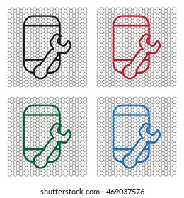 Setup smartphone icon