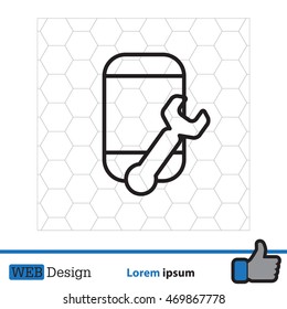 Setup smartphone icon