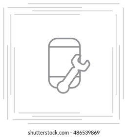 Setup smartphone icon