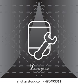 Setup smartphone icon