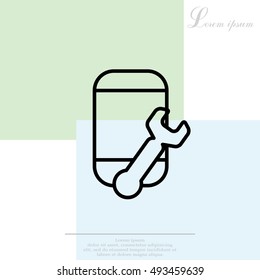 Setup smartphone icon