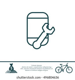 Setup smartphone icon