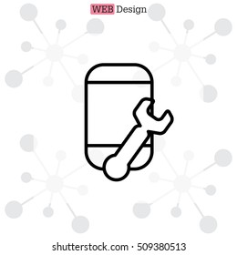 Setup smartphone icon