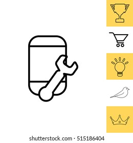 Setup smartphone icon