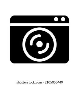 Setup Website icon isolated on white background