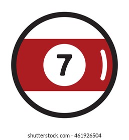 seven billiard ball
