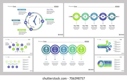 Seven Business Slide Templates Set