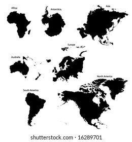 The Seven Continents Of The World