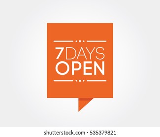 Seven days open