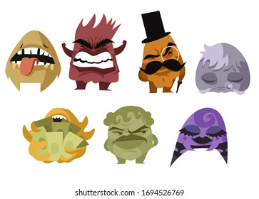 seven deadly sins cartoon characters