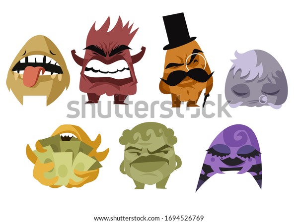 seven deadly sins cartoon\
characters