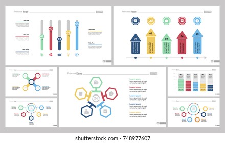 Seven Financial Slide Templates Set